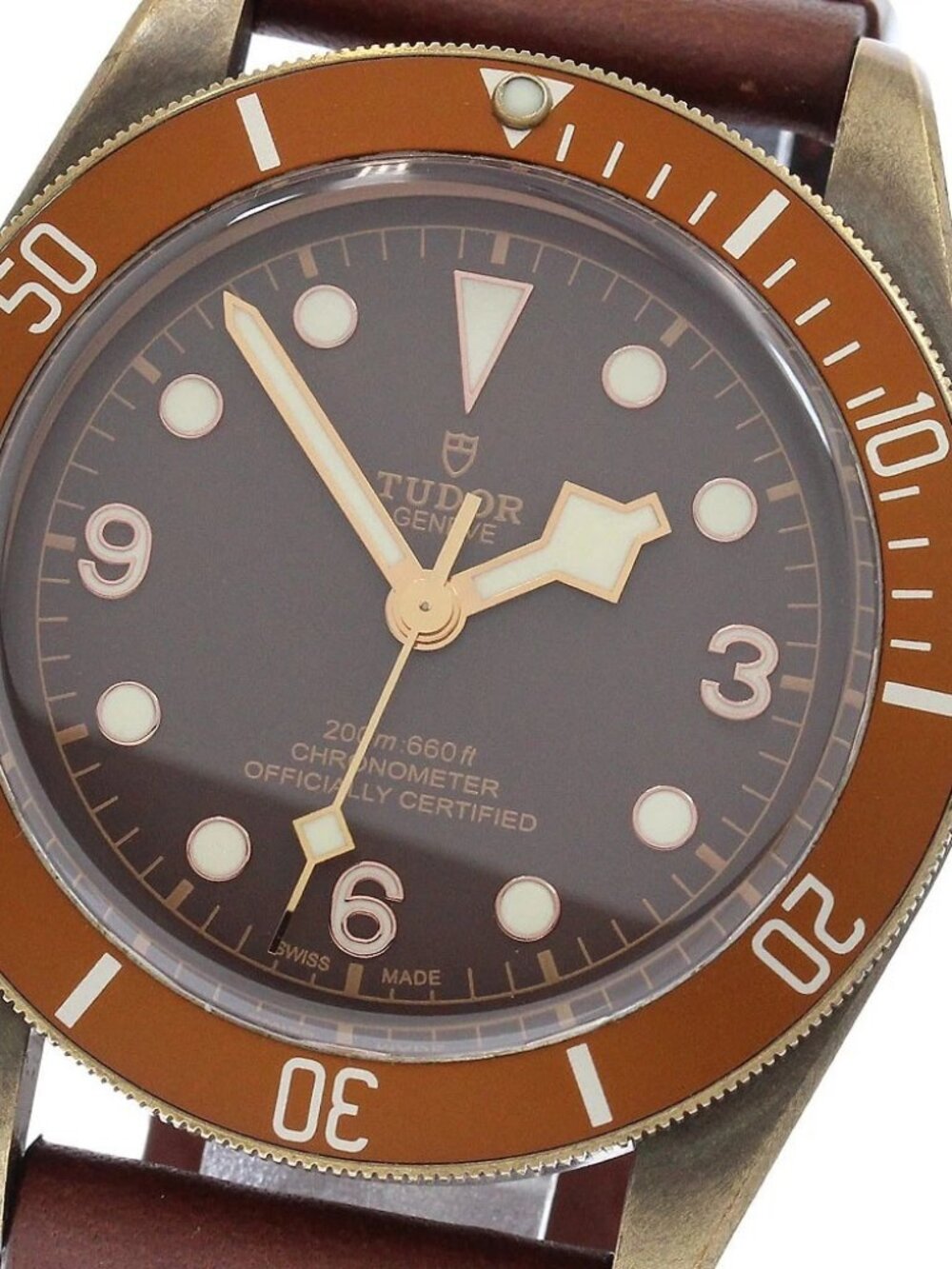 TUDOR Heritage Black Bay Bronze 79250BM Brown Dial Automatic Men's Watch_957894